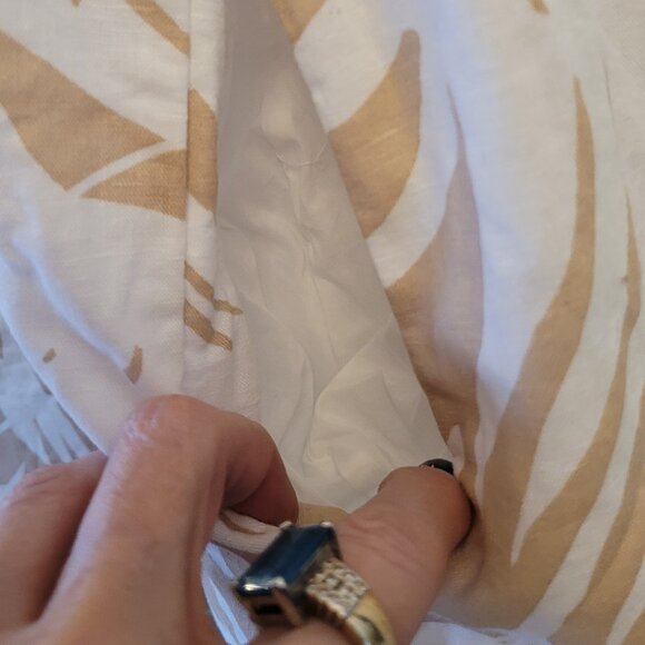 GAP Tie-Back Halter Dress Linen - Fully Lined Size 6 NWOT! - Picture 5 of 7